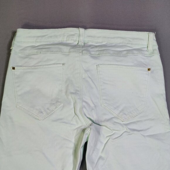 Lady Dutch High Society jeans women's size 28 light mint colour skinny - Picture 4 of 11